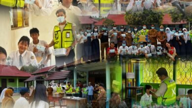 PT BEK dan PAMA Salurkan 7.000 Masker Dampak Kabut Asap di Barito Utara