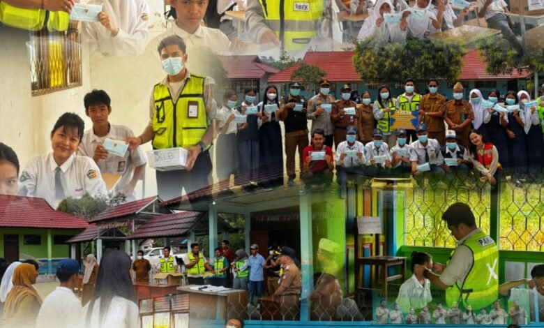 PT BEK dan PAMA Salurkan 7.000 Masker Dampak Kabut Asap di Barito Utara