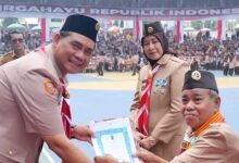 HUT Pramuka di Barito Utara: Dari Penyerahan Lencana Pancawarsa hingga Pesta Siaga