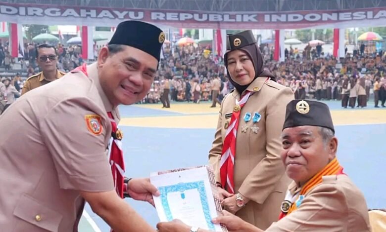 HUT Pramuka di Barito Utara: Dari Penyerahan Lencana Pancawarsa hingga Pesta Siaga