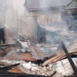 Kebakaran Gudang BBM di Montallat, Korban Dilarikan ke RSUD Muara Teweh