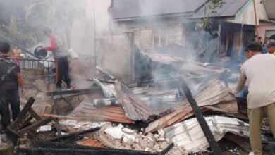 Kebakaran Tempat Penyimpanan BBM di Montallat, Empat Korban Dilarikan ke RSUD Muara Teweh