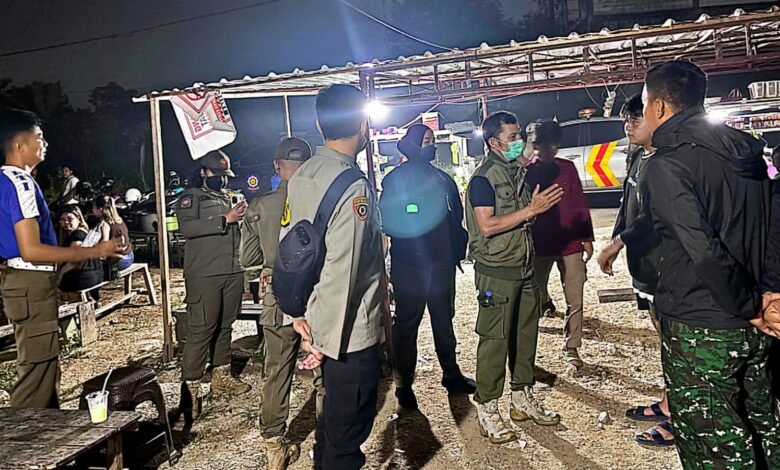 Sesuai Arahan Bupati, Satpol Barito Utara Tertibkan Warung Remang-Remang