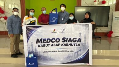 Medco Energi Bangkanai Ltd Bagikan Masker ke Masyarakat dan Pelajar