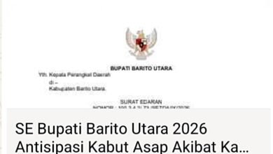 Kualitas Udara Tidak Sehat, Ini Poin Aturan Baru SE Bupati Barito Utara