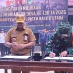 TMMD ke-130 Barito Utara Dimulai, Kodim 1013/Mtw Genjot Infrastruktur dan Kesejahteraan Desa