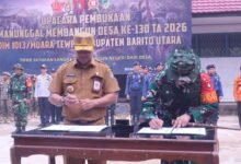TMMD ke-130 Barito Utara Dimulai, Kodim 1013/Mtw Genjot Infrastruktur dan Kesejahteraan Desa