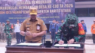 TMMD ke-130 Barito Utara Dimulai, Kodim 1013/Mtw Genjot Infrastruktur dan Kesejahteraan Desa